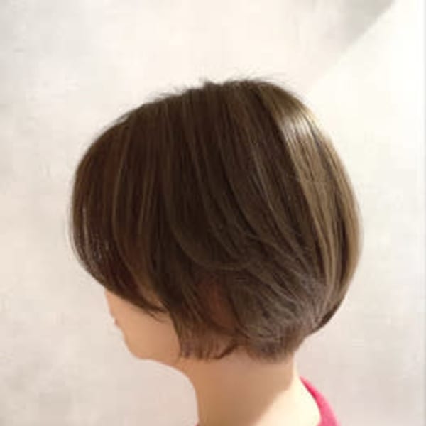 ハンドブローで決まる!美フォルムショートボブ☆
