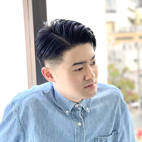 サイドパート　スキンフェード|Stazio54 神戸 元町 三宮