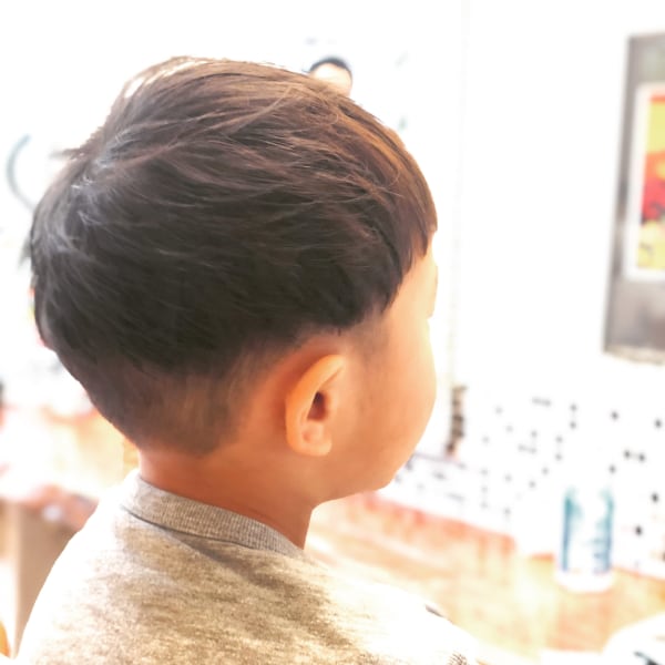 【kids】マッシュツーブロック 