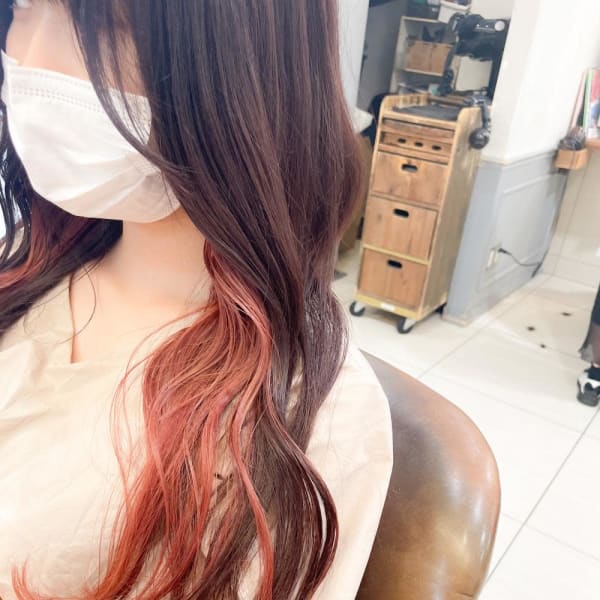 チェリーレッド インナーカラー【横浜】