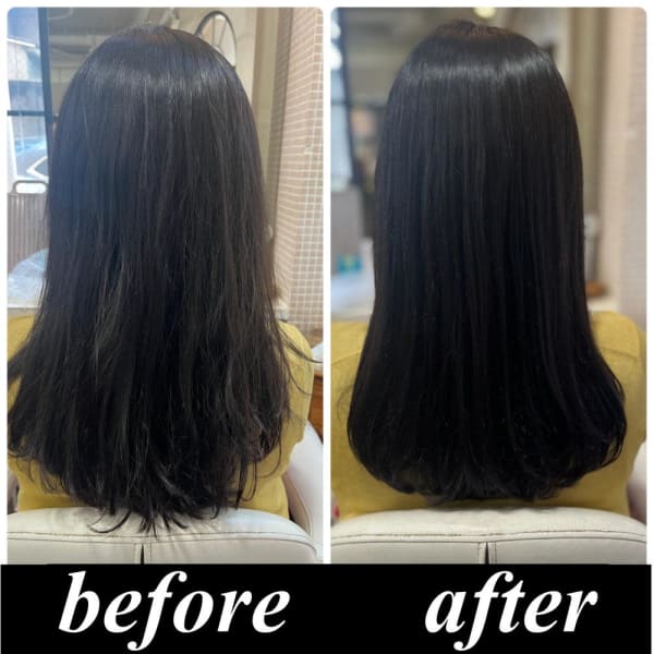 【☆髪質改善マネージャーの酸性シルクストレート】