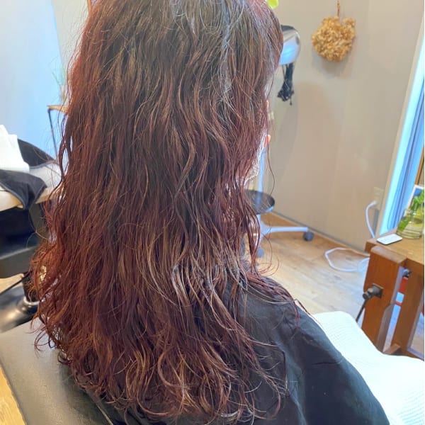 しっかりウェーブパーマ◎