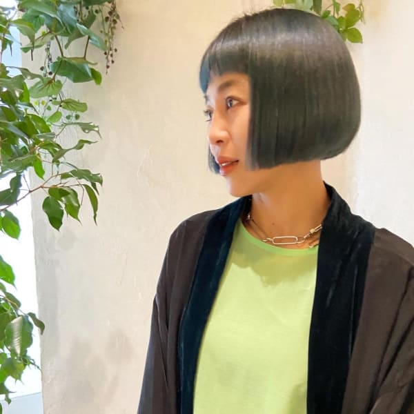 〜大人女性の切りっぱなしボブ〜