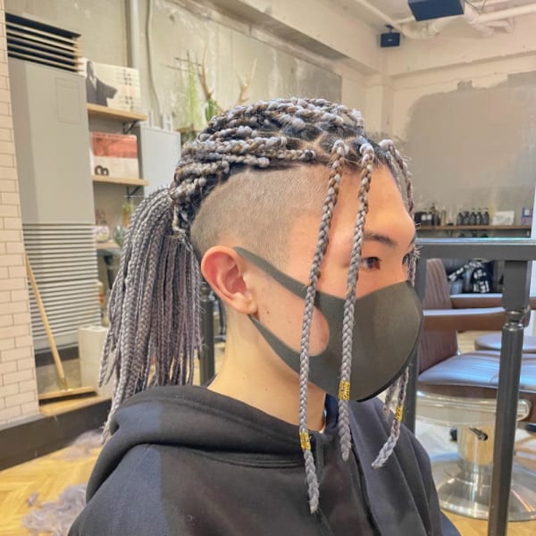 【ブレイズヘア】アッシュグレー50本