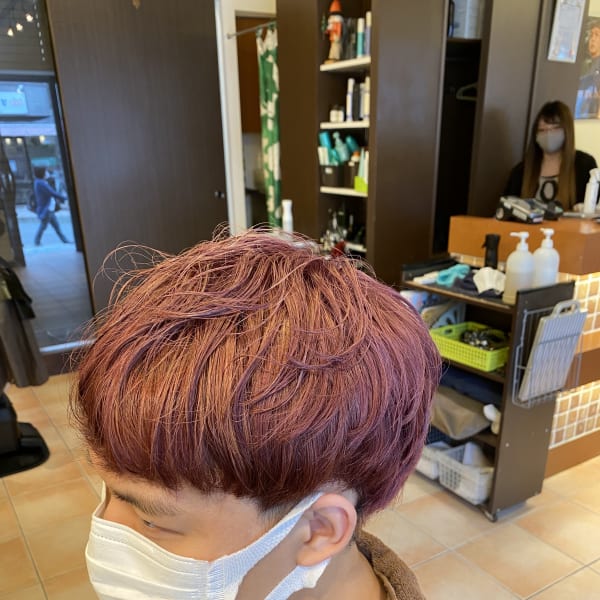 ワインレッドカラー