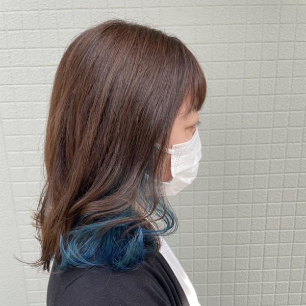 インナーカラーブルー