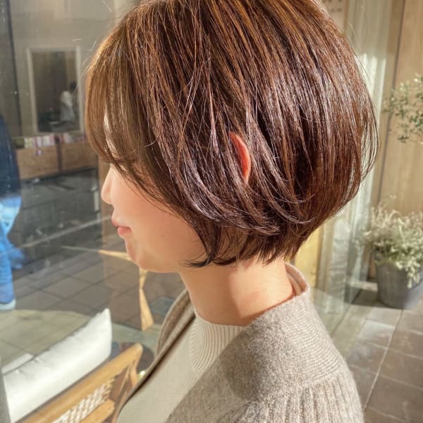 丸みショートボブ