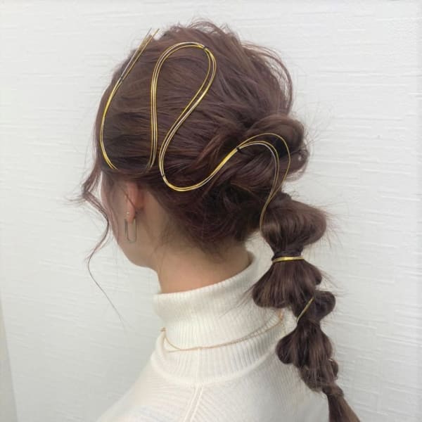 水引き×編み下ろし