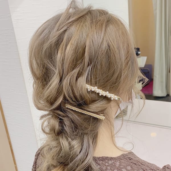 ルーズ編み下ろしスタイル