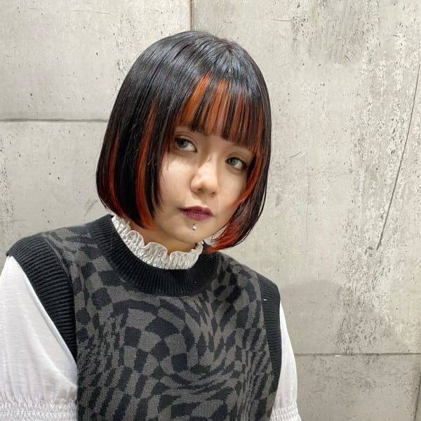 Rumor×オレンジコントラストブラック