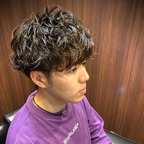 マッシュスタイル×スパイラルパーマ