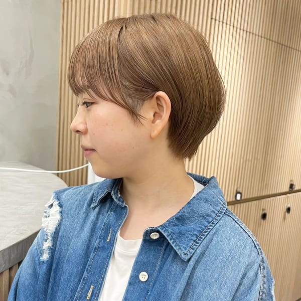 丸みマッシュショート