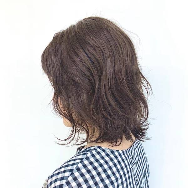 無造作/デジタルパーマ/大人かわいい/外ハネ/30代40代5