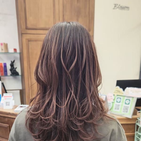 20代30代40代大人可愛いデジタルパーマナチュラルくせ毛風