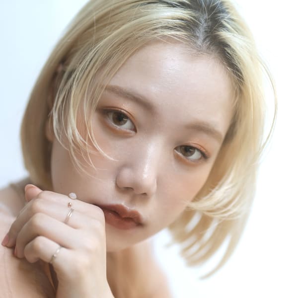 【emu井上信洋】姫カットバングとぱつっとハイトーンミニボブ