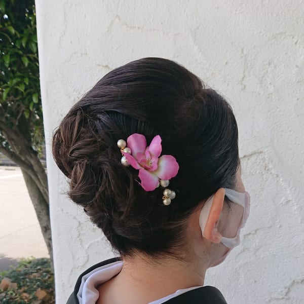 お着物ヘアスタイル