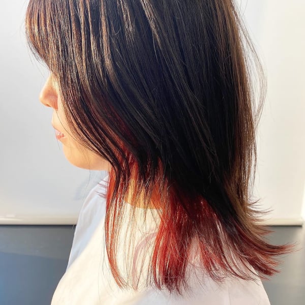 インナーカラー/フレンチガーリー