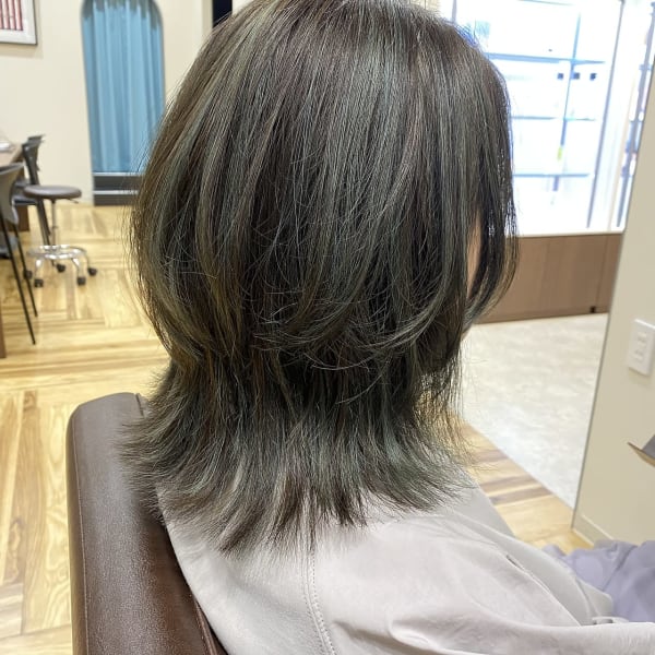 ミディアムウルフ/ナチュラルアッシュ