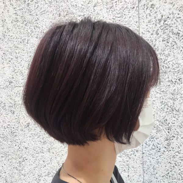 丸みショートボブ