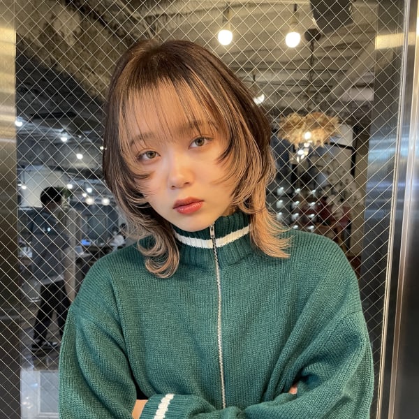 ウルフ×コントラストカラー