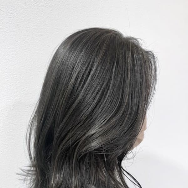 極細シークレットハイライトで地毛風☆透明感カラー[四ツ橋駅]