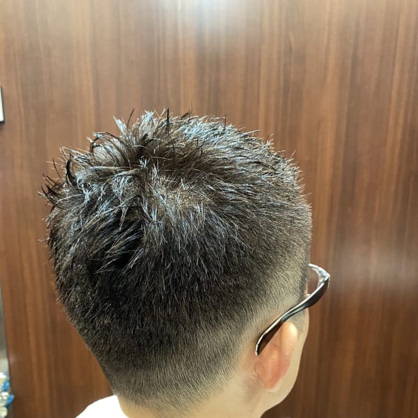 《白髪染め》ソフトモヒカン