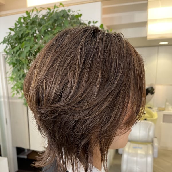 ショートウルフスタイル