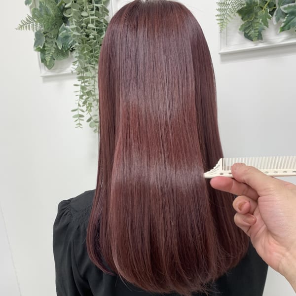 ツヤ感・ピンクカラー