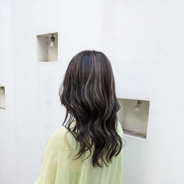 コントラストハイライト×オリーブアッシュ【我孫子】