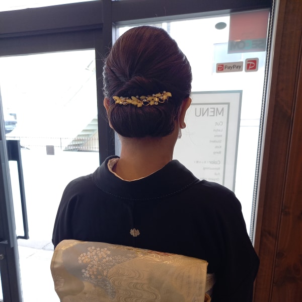 着付けヘアセット