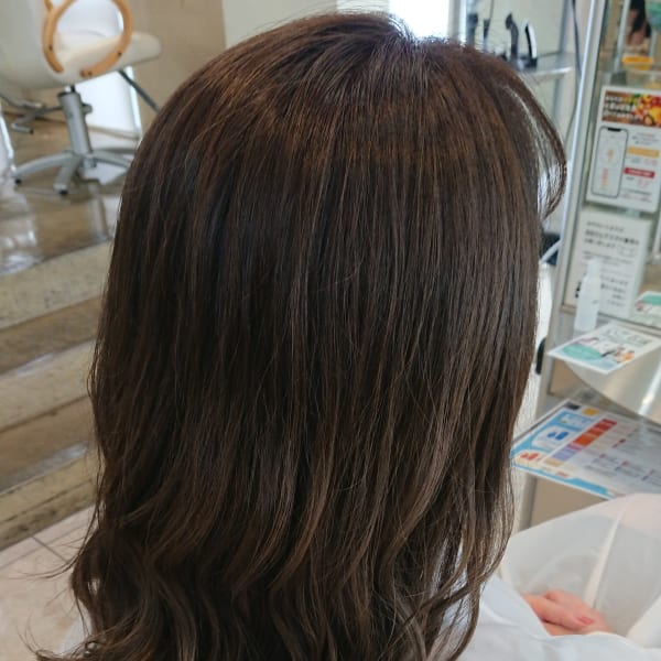 ナチュラルアッシュのグラデーション