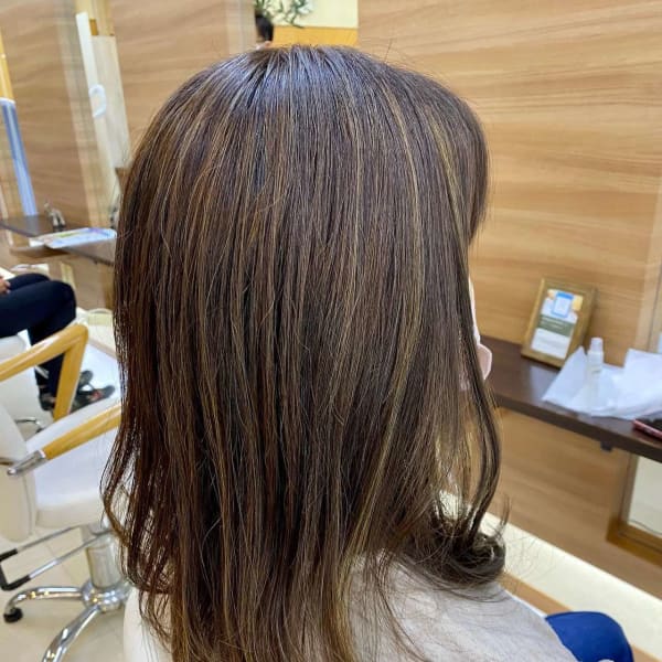 rook hair×ミディアム