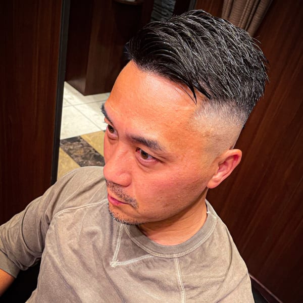 震災スキンフェードスタイル