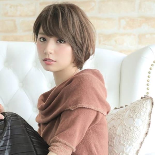 フェミニンカールショートボブ