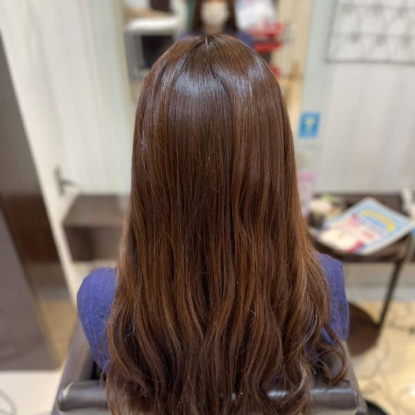 美髪オレンジカラー