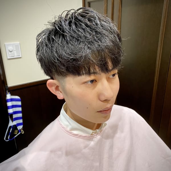 マッシュショート/川崎理容室/メンズ美容院/ビジネスヘア 