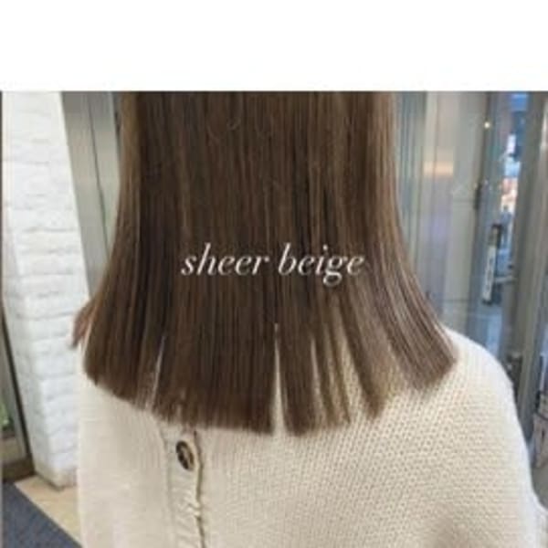 【ぷつんとラテベージュ】W-ワット-原宿店