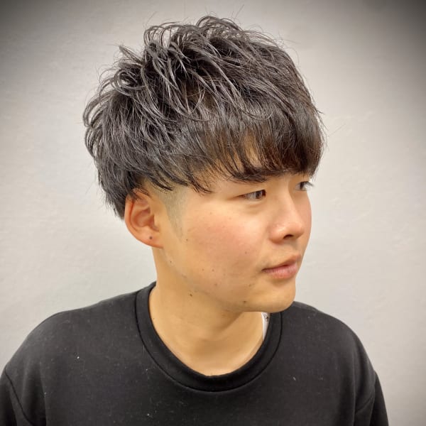 メンズパーマ/川崎理容室/メンズ美容院/ビジネスヘア