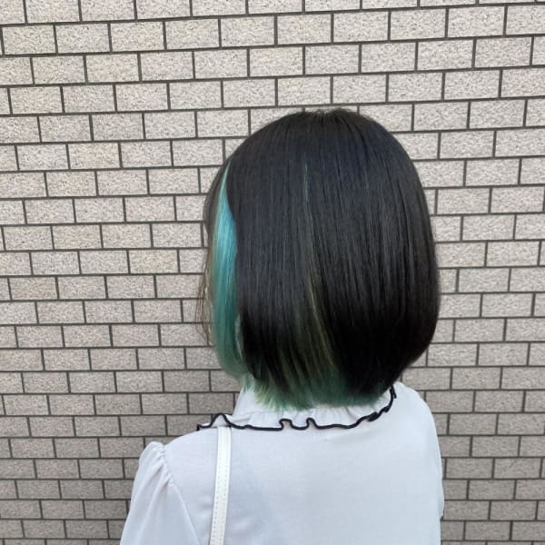 Lia&岡本拓朗 インナーグリーンがかわいい!!