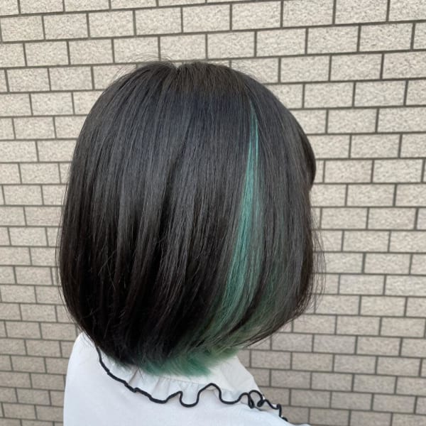 Lia&岡本拓朗 インナーグリーンがかわいい!!