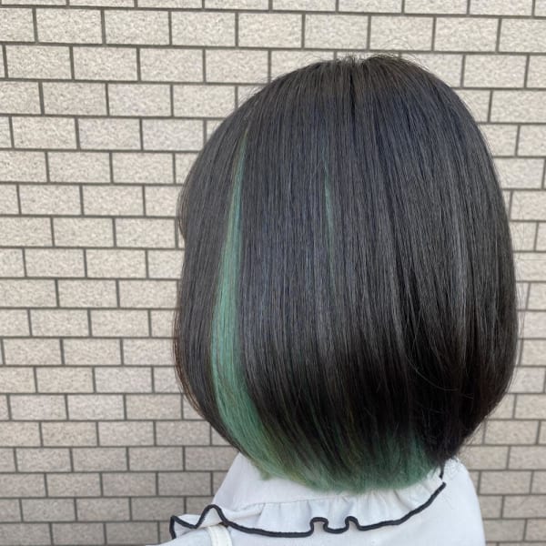 Lia&岡本拓朗 インナーグリーンがかわいい!!