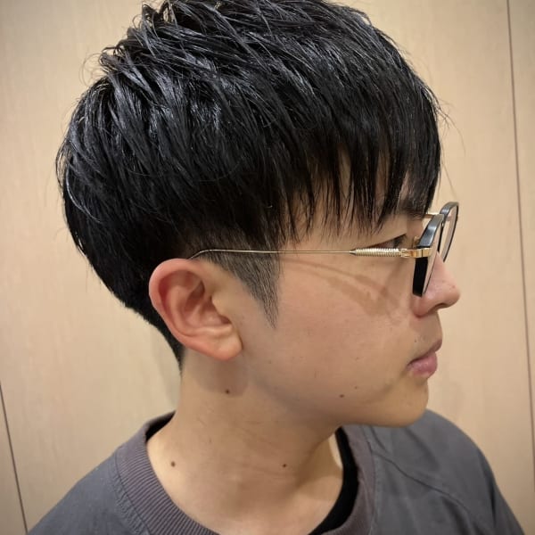 ツーブロビジネスショート