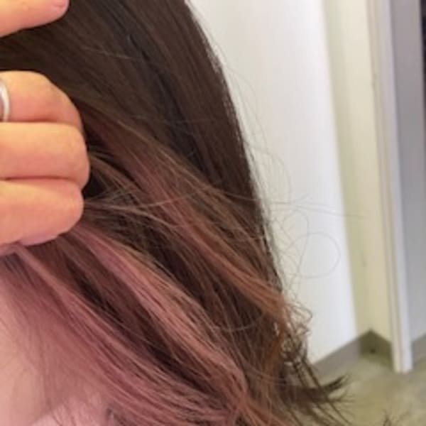 インナーカラーピンク