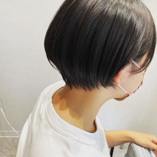 丸みショートボブ