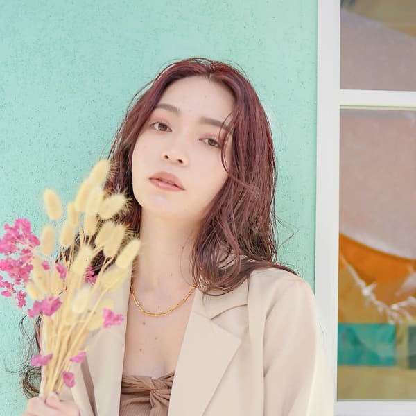 菱形フォルムで大人美人セミロング