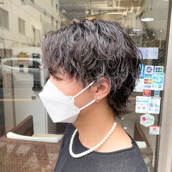 ハーフアップウルフ
