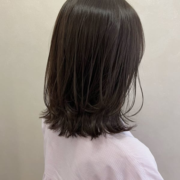 【&ONE 自由が丘】透けグレージュ　× ふんわりレイヤー