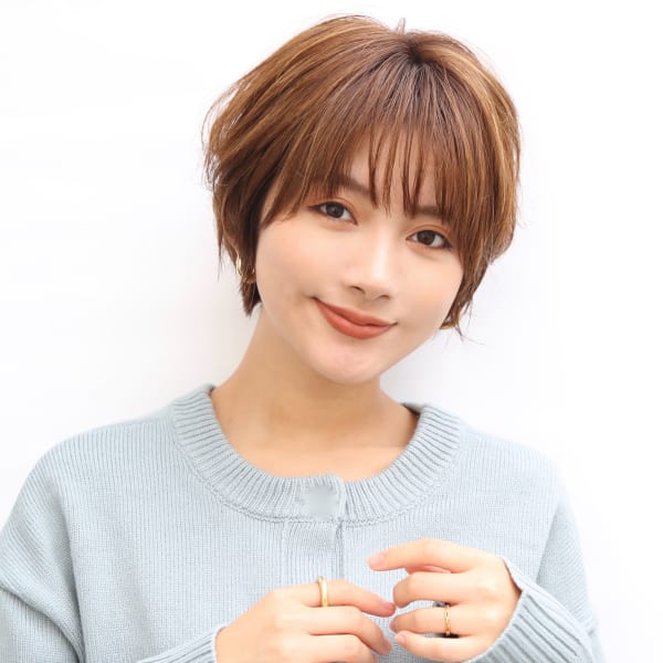 パーマでつくるショートスタイル