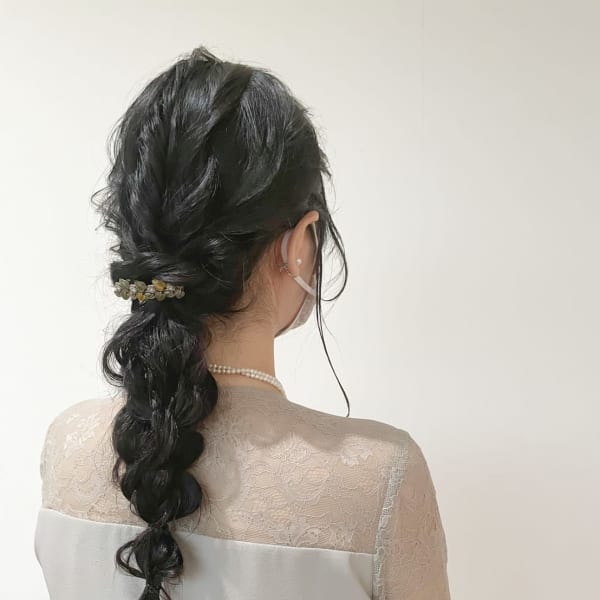 ヘアセット/ヘアアレンジ/ロング/結婚式