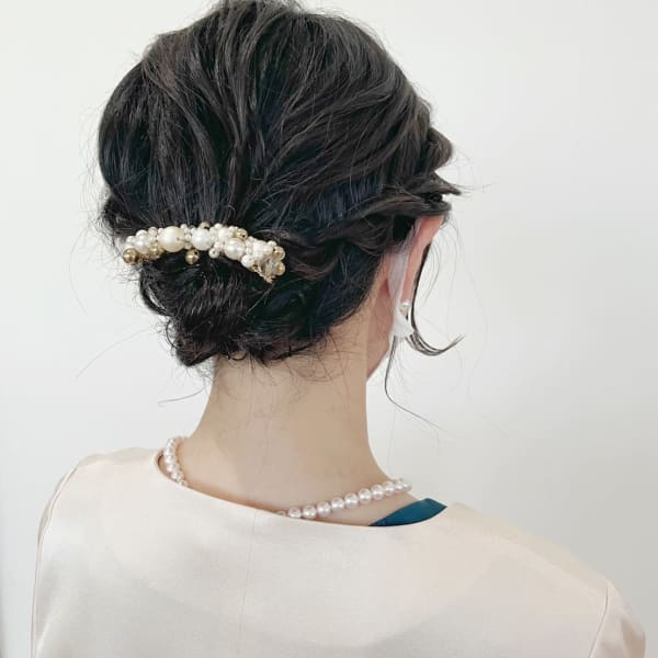 ヘアセット/ヘアアレンジ/ウルフ/結婚式